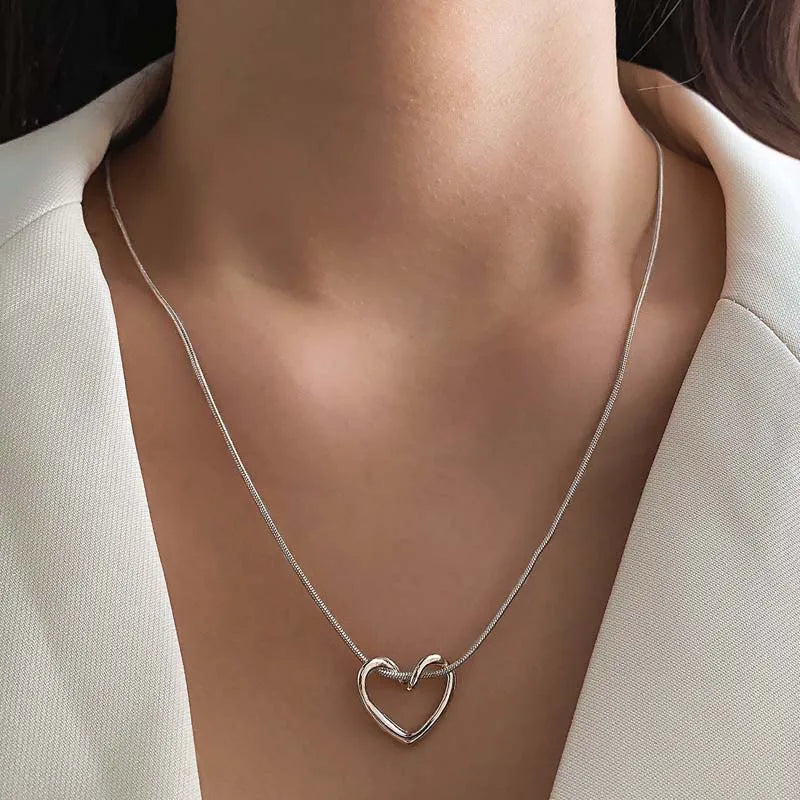 Love Heart Pendant Necklace