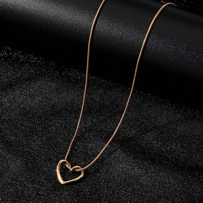 Love Heart Pendant Necklace