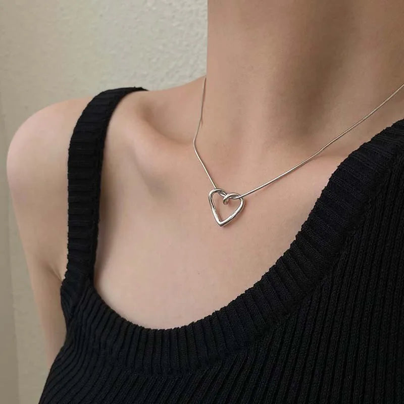 Love Heart Pendant Necklace
